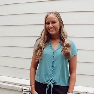 Minty Blue Shirt
